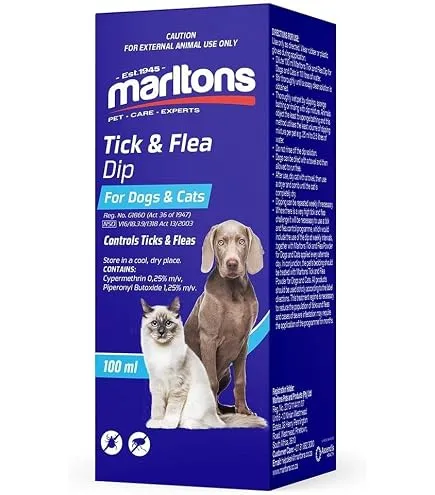 Marltons Tick & Flea Dip 100ml