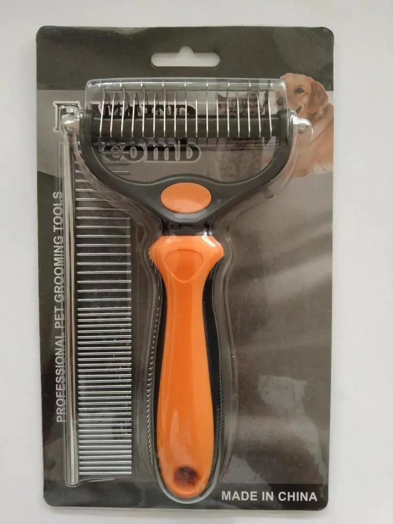 Pet dual-purpose comb