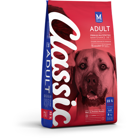 [6009686624177] Montego classic - beef adult dog food - 8kg