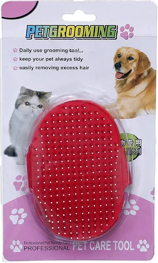 pet grooming and bath brush