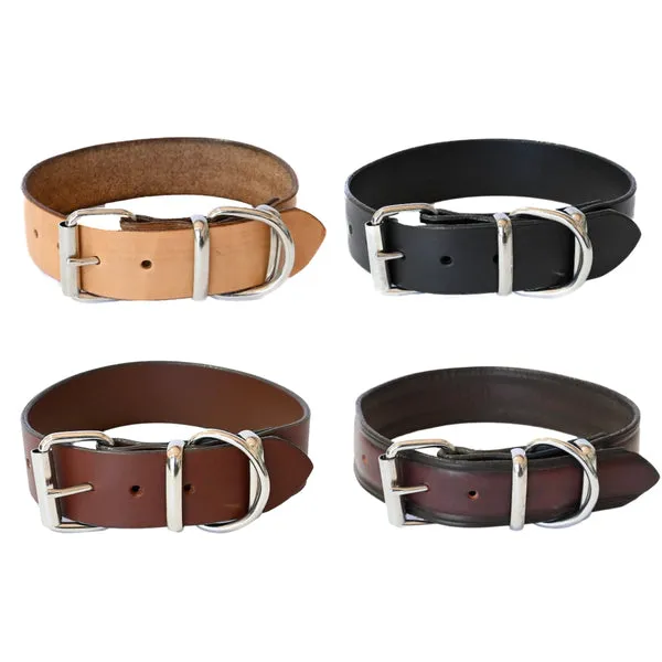 [8012346170721] Dog collar leather xl