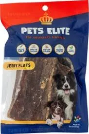 [6009696321349] Pet elite jerky flats 140g