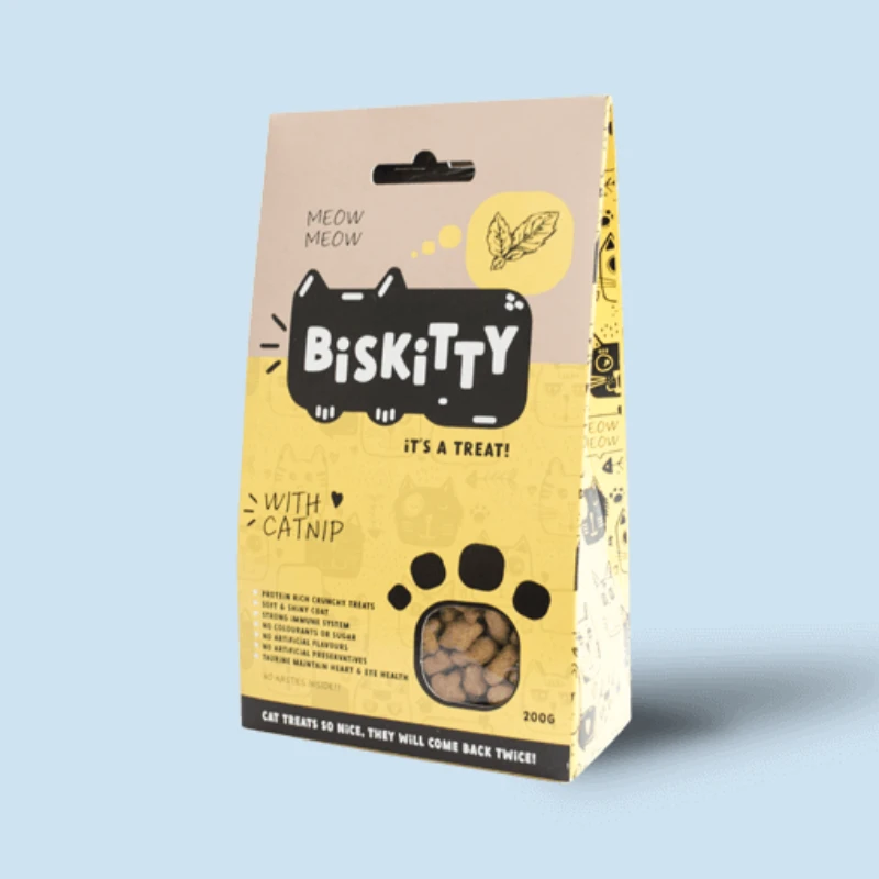 Biskitty Catnip Crunchy Cat Treats 200g
