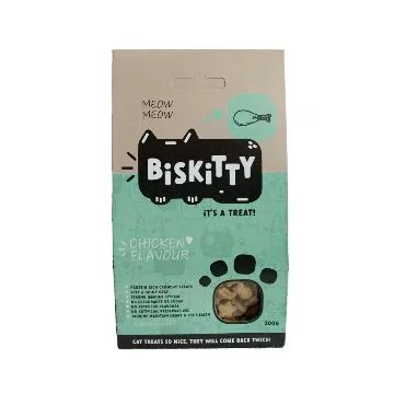 Biskitty chicken flavor Crunchy Cat Treats