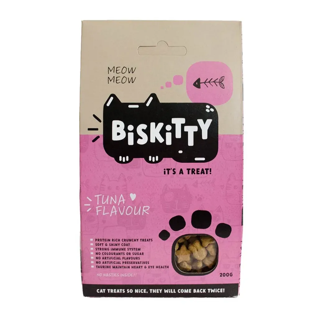 Biskitty Tuna flavor Crunchy Cat Treats
