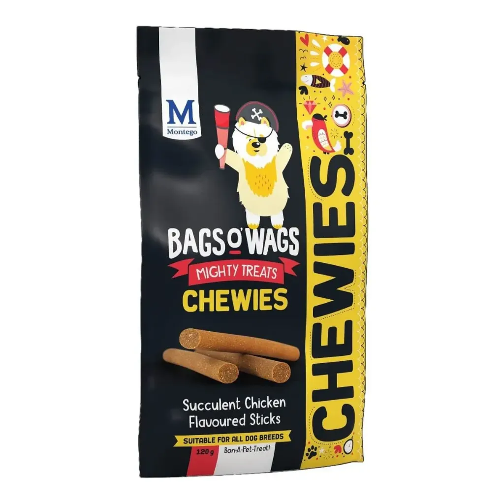 Montego Bags O' Wags Chewies Succulent Chicken Flavoured Sticks