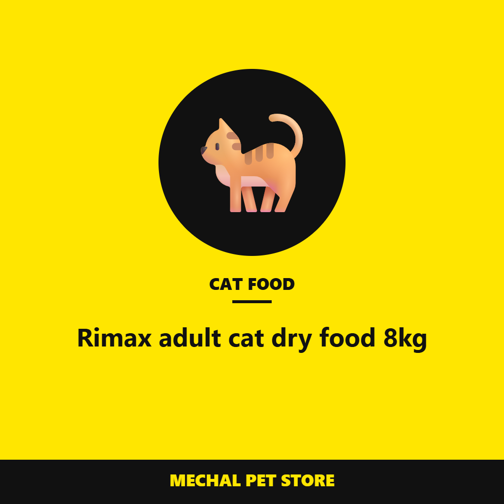 [6009658781822] Rimax adult cat dry food 8kg
