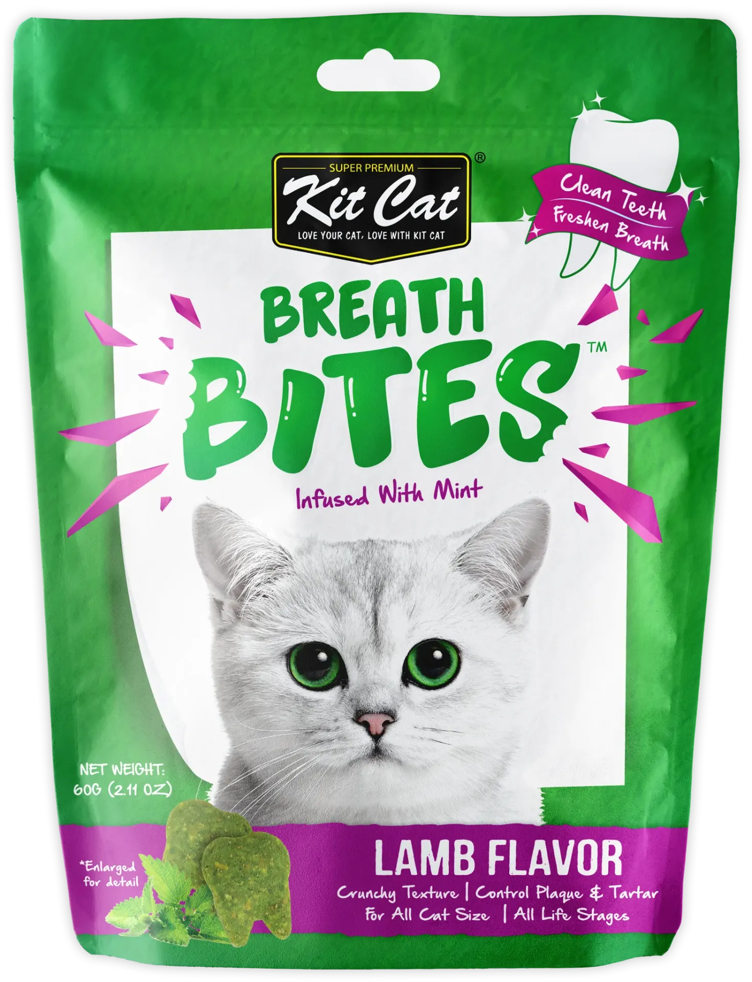 Kit Cat Breath Bites in lamb flavor