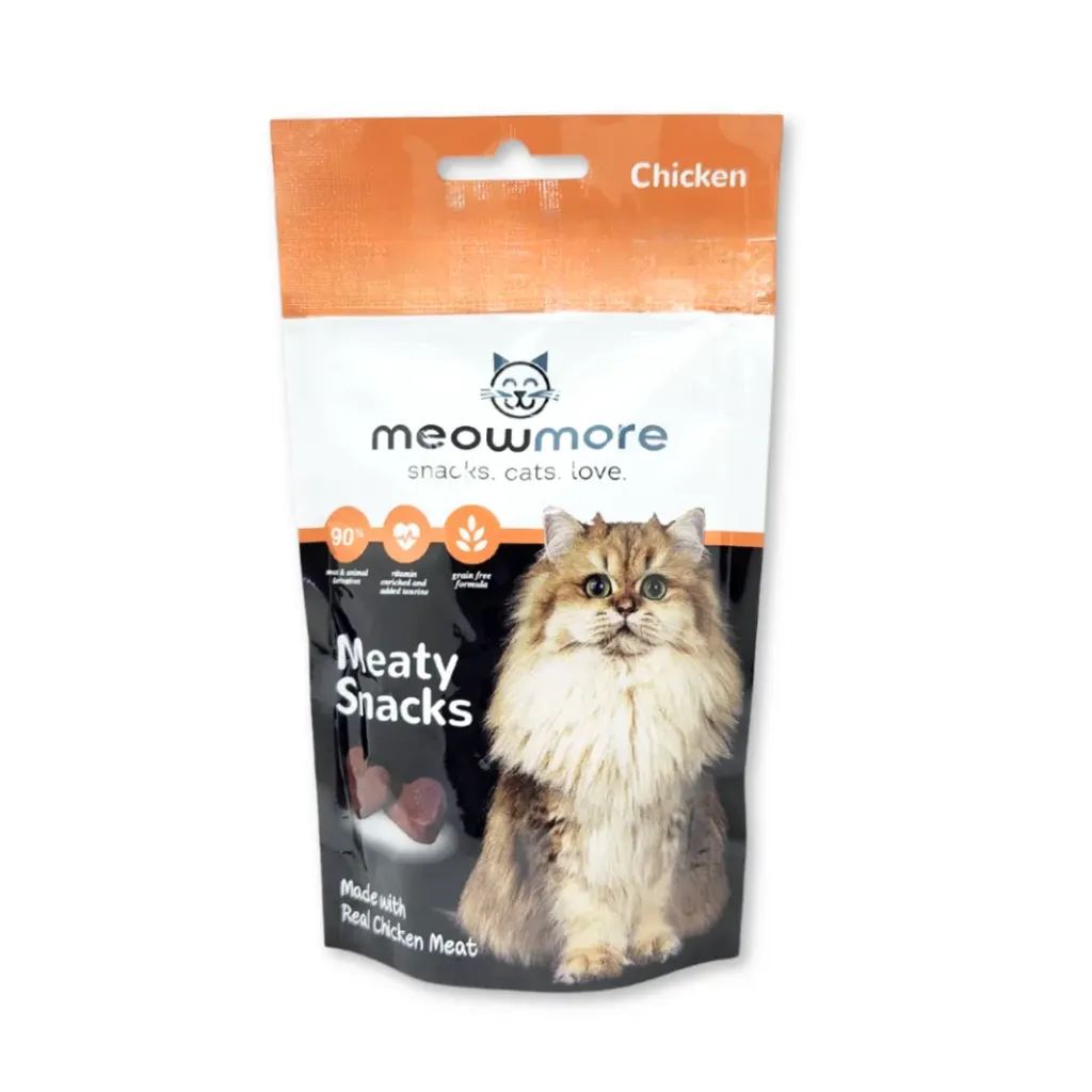 Meow More Meaty Snacks Chicken (35g) cat treats
