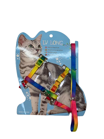 Cat harness multi color