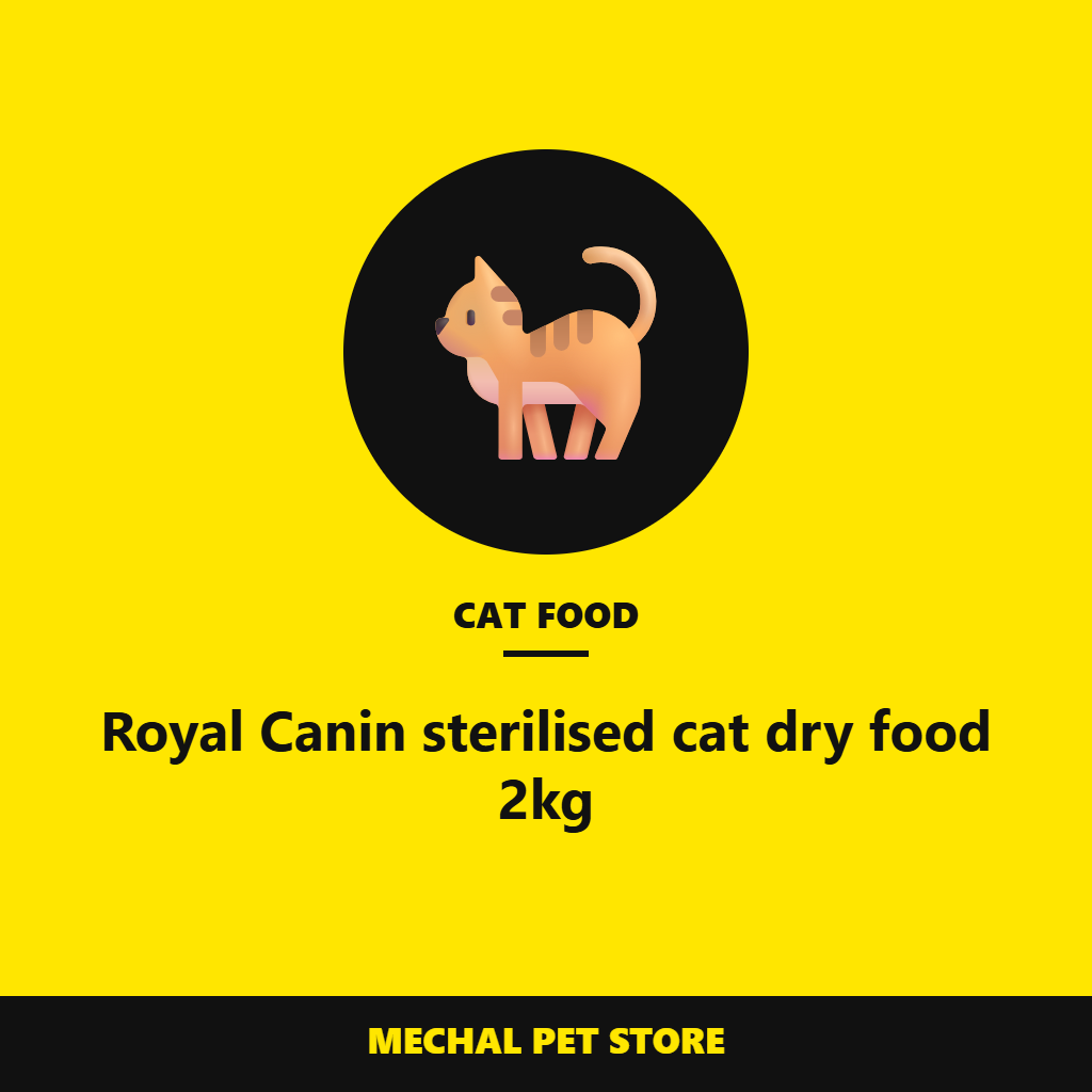 [3182550737593] Royal Canin sterilised cat dry food 2kg