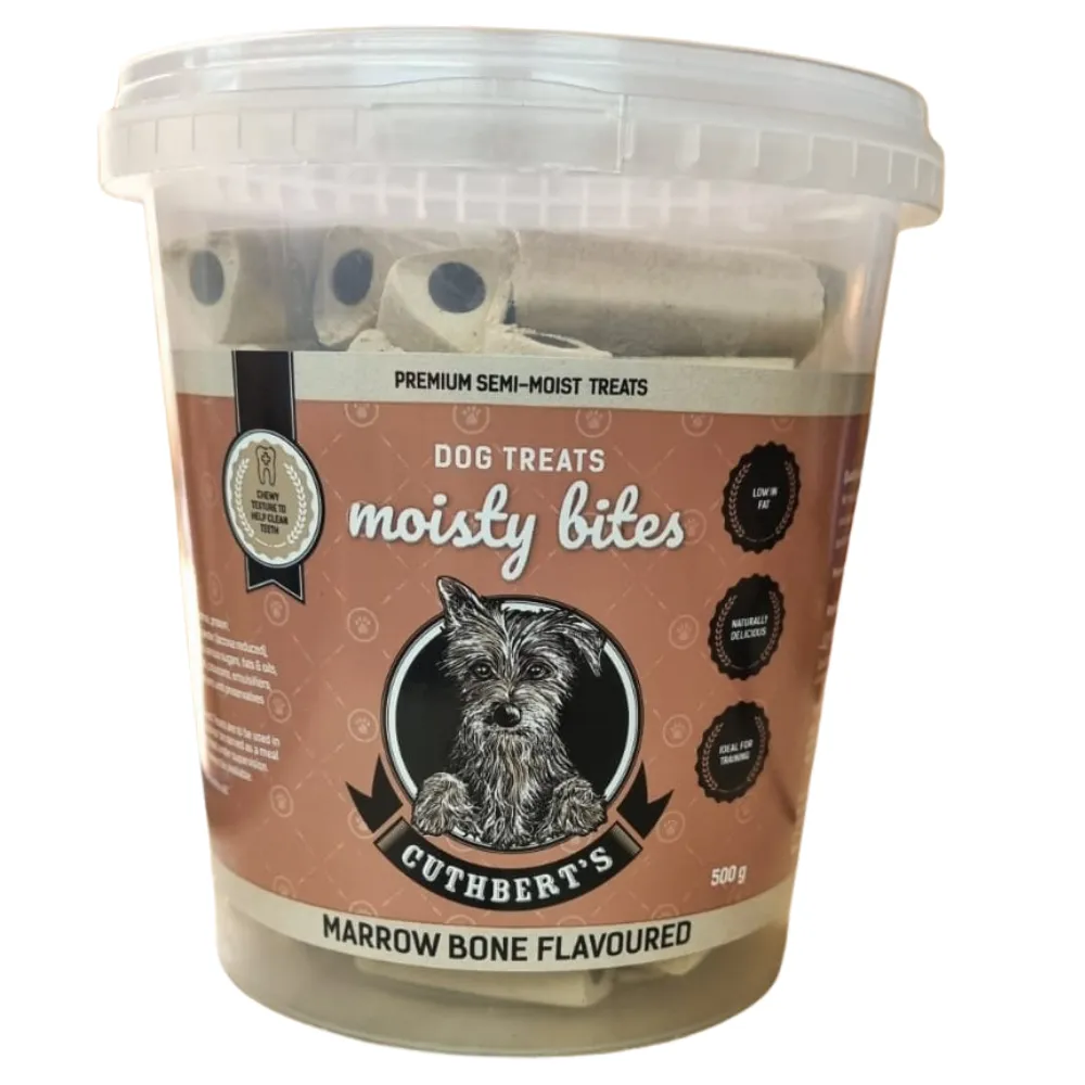 Cuthbert's Moisty Bites Marrow Bone Flavoured dog treats 500g