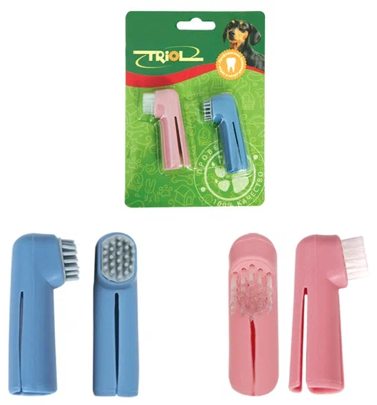 [6906601175762] Dog finger toothbrush