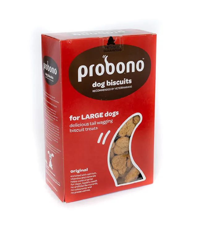 Probono Roast Beef Flavoured large Dog Biscuits 1kg