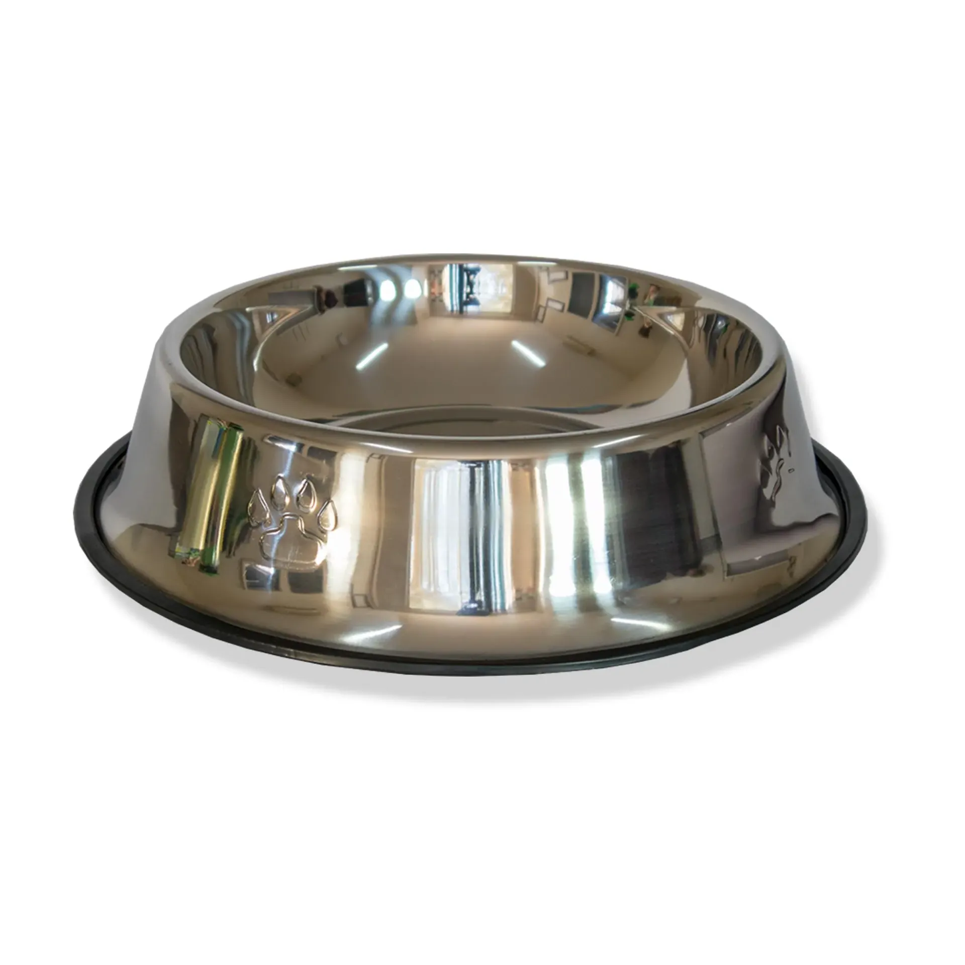 [6942690001438] stainless steel pet food bowl large