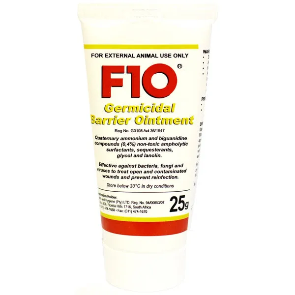 F10 Germicidal Barrier Ointment 25g
