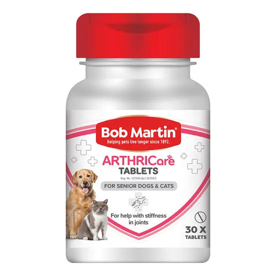 Bob Martin ArthriCare Tablets for Senior Dogs & Cats 30x