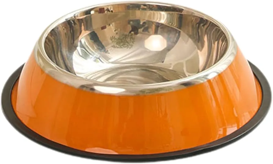 [6942690001933] Dog bowl stainless steel color
