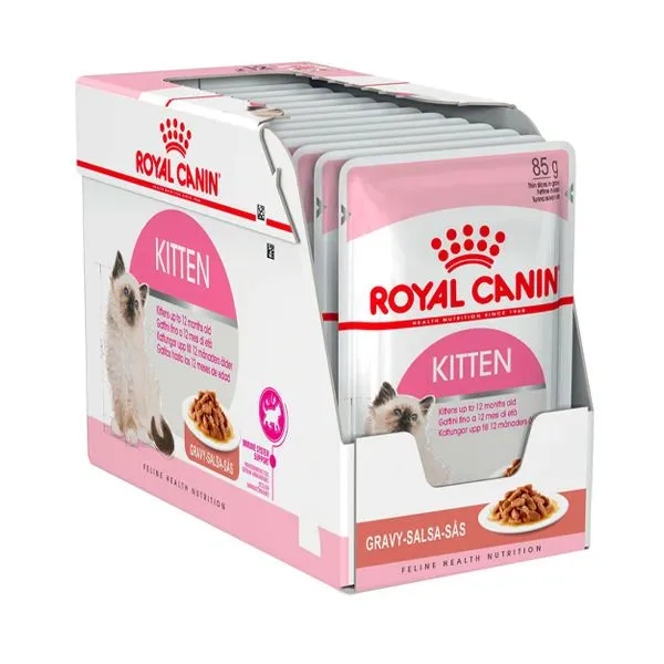 [9003579007174] Royal Canin Kitten Wet Chunks In Gravy - Cat Food - 85 g
