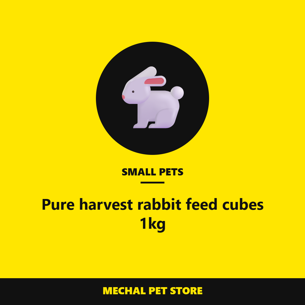 [606110426367] Pure harvest rabbit feed cubes 1kg