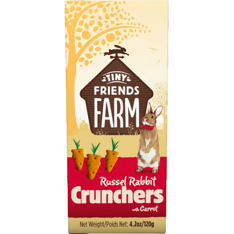 [730582205493] Tiny Friends farm rabbit treats crunchers with cherry& Apricot 120g