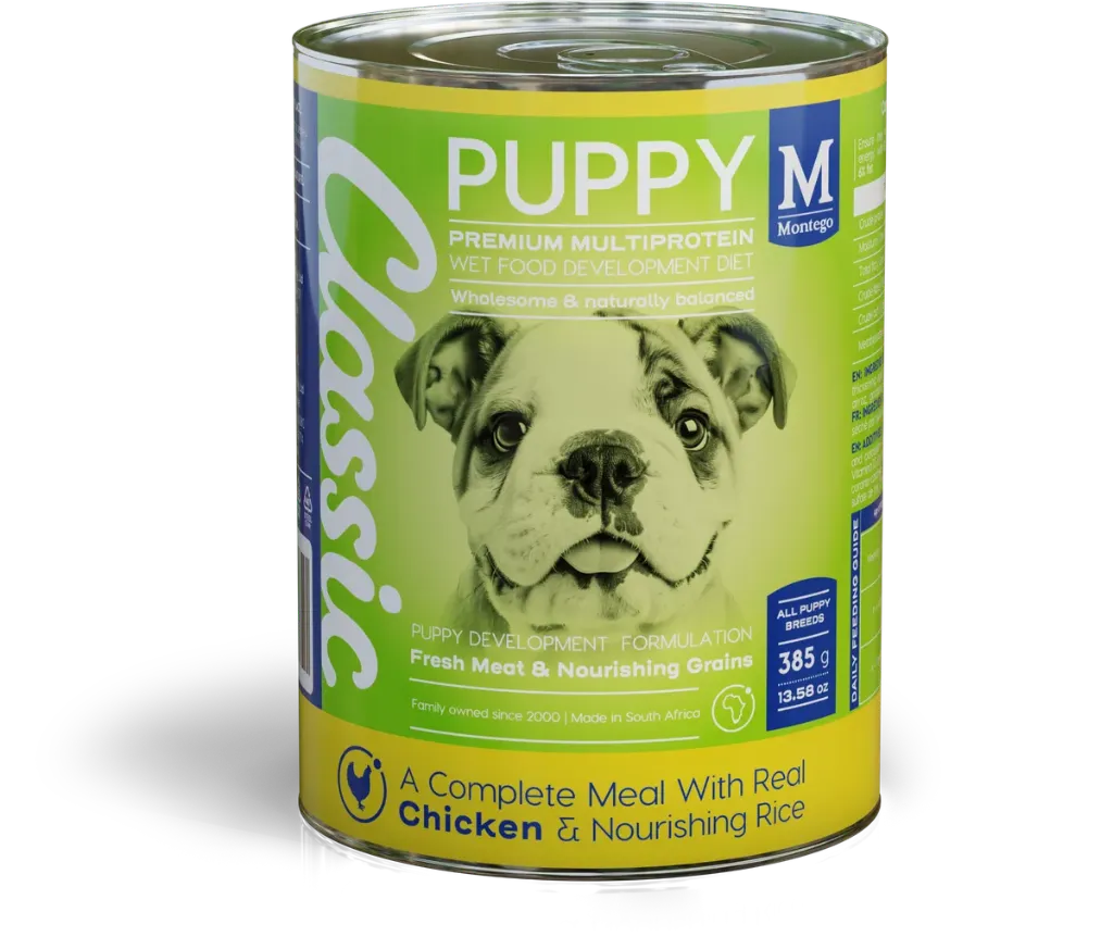 [6009686620568] Montego Classic - Puppy Wet Food Chicken & Rice 385 g